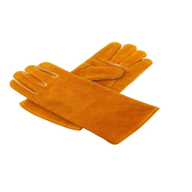 WELDING GLOVES YELLOW WITH PIPING PAKISTAN