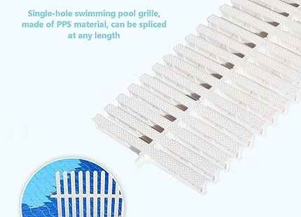 SWIMMING POOL DRAINAGE OVERFLOW GRATE