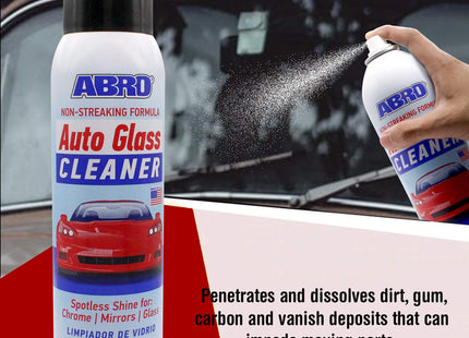 ABRO CAR AUTO GLASS CLEANER SPRAY NON