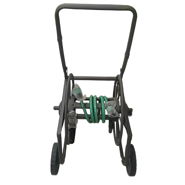 Mega hose reel cart with wheels
