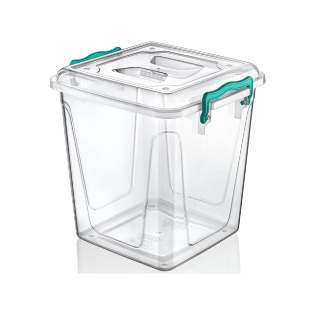 11L SQUARE MULTI BOX plastic container with a lid