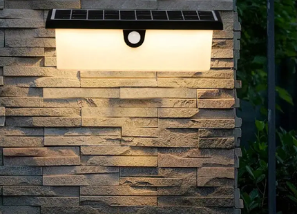 Solar Sensor Wall Light, Waterproof Modern Villa Garden 