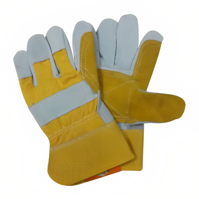 Split Leather Work Gloves Reinforced