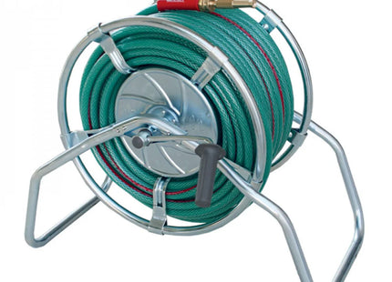 MEGA 1/2 INCH WATER HOSE WITH IRON REEL - 50M