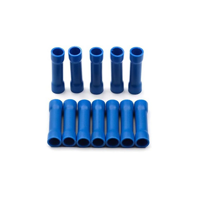 INSULATED ELECTRICAL WIRE CRIMPED TERMINALS FLUSH CABLE CONNECTOR TERMINAL SET ASSORTMENT TERMINALS  2.5MM/ 100PCS