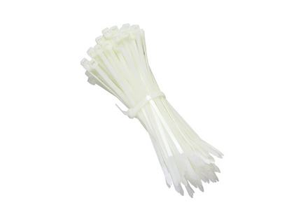 ELEMATIC CABLE TIES WHITE  4.5MM*36CM / 100PCS