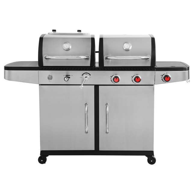 MEGA CHARCOAL AND GAS GRILL - 162*66*113 CM 