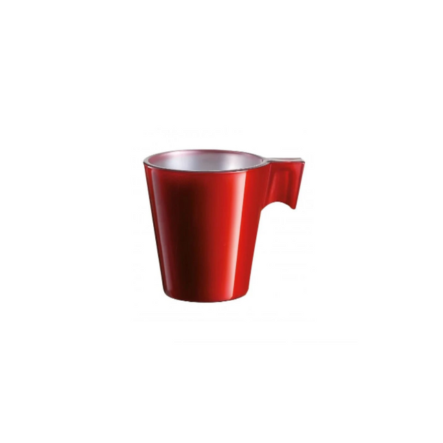 Red espresso coffee cup 80 ml
