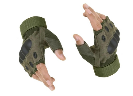 TACTICAL HALF FINGER SPORTS GLOVES FOR SHOOTING, HUNTING, MOTORCYCLE