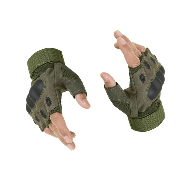 TACTICAL HALF FINGER SPORTS GLOVES FOR SHOOTING, HUNTING, MOTORCYCLE