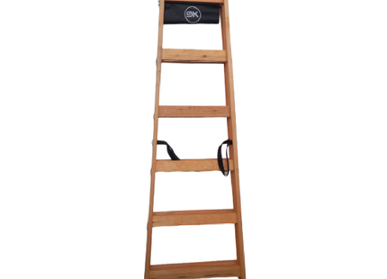 WOODEN LADDER WITH SEVEN STEPS