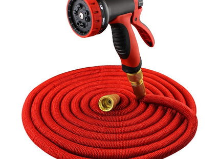 The magic garden hose is expandable from 5 to 25 metres 
