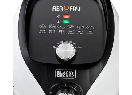 مقلاة هوائية بلاك اند ديكر يدوية ايروفراي 3.5 لتر 1500 واط مع تقنية الحمل الحراري السريع