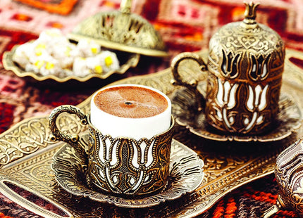 BLACK+DECKER 735W 300ML TURKISH COFFEE MAKER, 4-5 CUPS WITH MILK WARMER AND HOT CHOCOLATE MAKER TCM730-B5