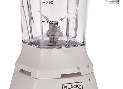 BLACK+DECKER 400W BLENDER WITH GRINDER, WHITE - BL405-B5