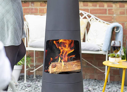 Circular Wood Burning Stove - Outdoor Heater 129cm 