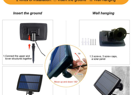 OUTDOOR WATERPROOF COMMERCIAL LED SOLAR