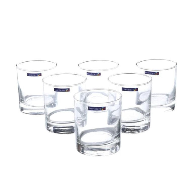 Set of 300 ml glass cups