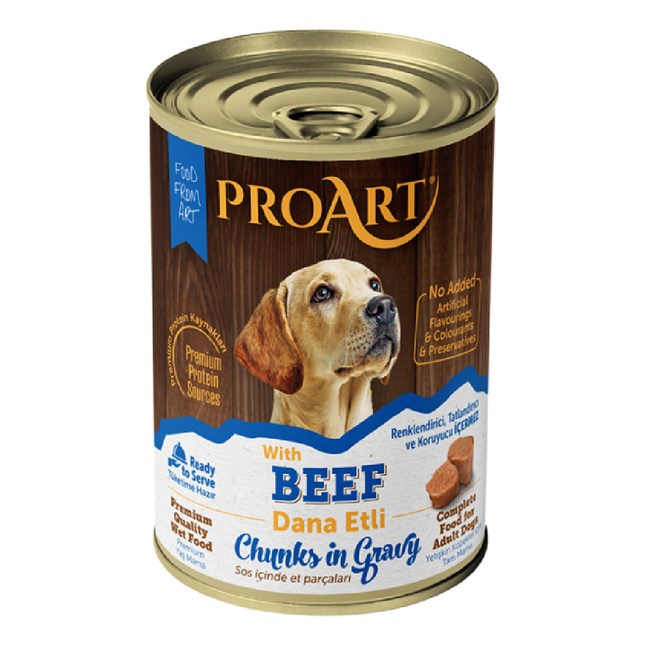 PROART 400G DOG FOOD WITH BEEF FOR ADULT DOGS