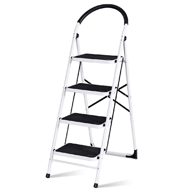 4-step foldable multi-use ladder 