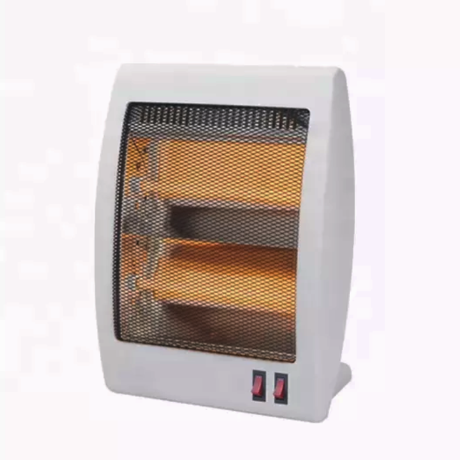 Electric quartz space heater for winter, 2000 watts, with wheel