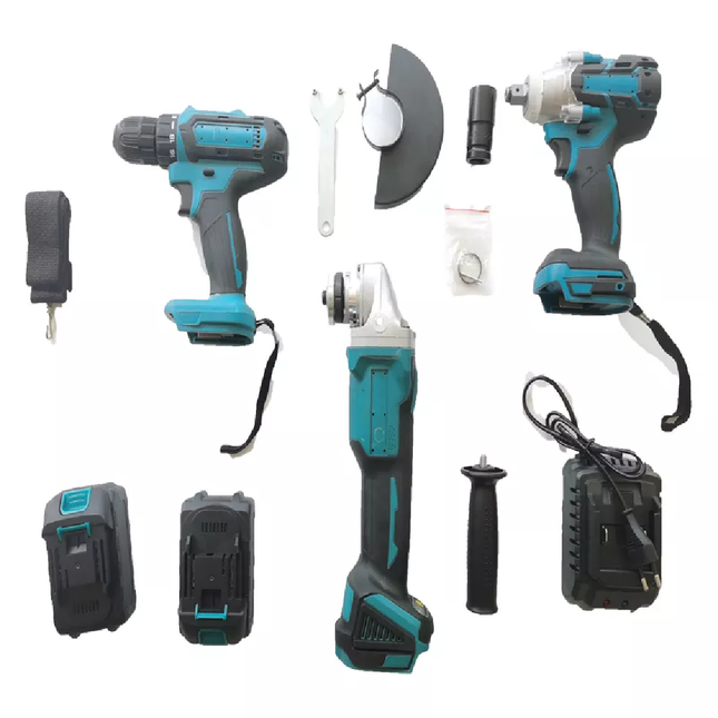  ANGLE GRINDER + DRILL+ELECTRIC SPANNER SET 125MM 