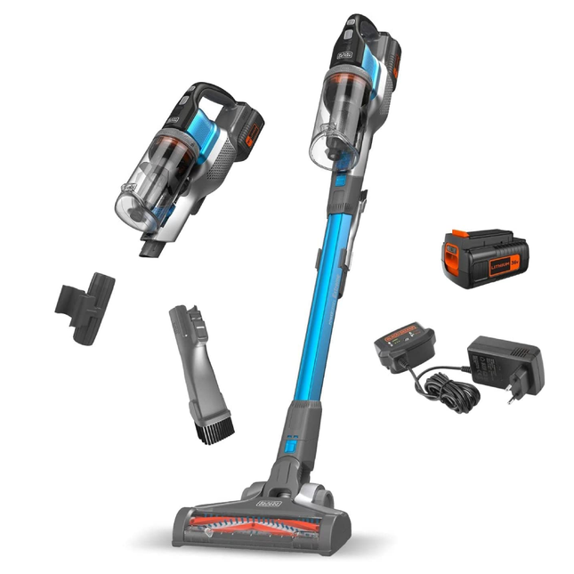 BLACK & DEVKER 4-IN-1 CORDLESS POWERSERIES EXTREME UPRIGHT STICK VACUUM CLEANER WITH 36V