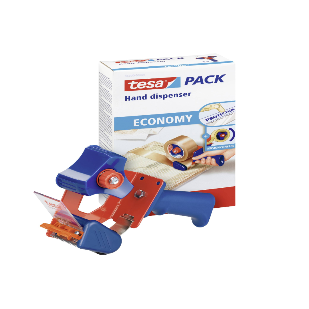 Dispenser Nastro Adesivo Tesa® SMART 33m - Nero, Da Scrivania, Con Stop-pad Lavabile - Foto 2