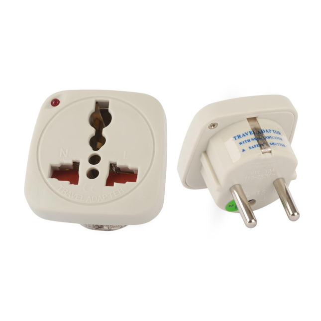 TRAVEL ADAPTOR TO UNIVERSAL 10A