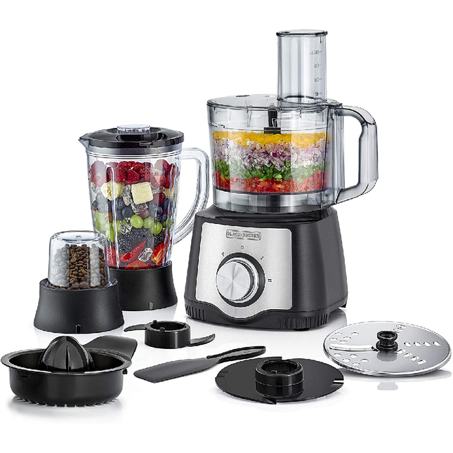 Food processor with blender, grinder and juicer, 600 watts, 29 functions 