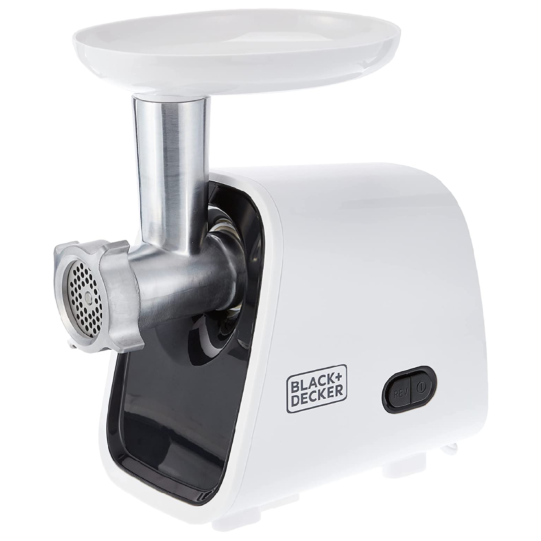 BLACK+DECKER 1500W 3-IN-1 MEAT MINCER/GRINDER/SAUSAGE MAKER WHITE