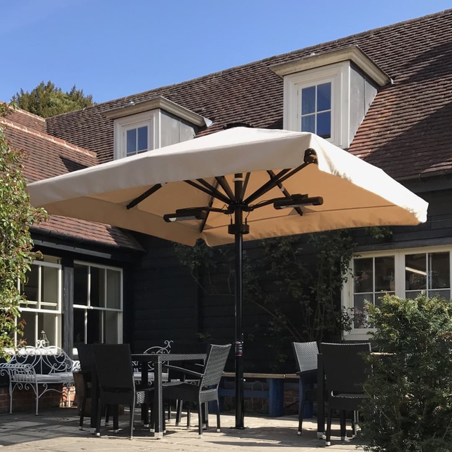 PARASOL 5M X 5M WITH HANDLE SYSTEM