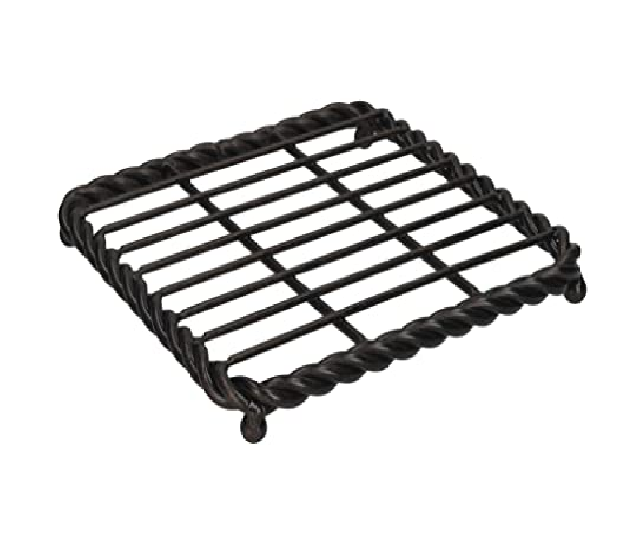MIKASA GOURMET TRIVET FOR HOT PANS WITH ROPE DETAILING, WIRE, BLACK, 17.5 CM