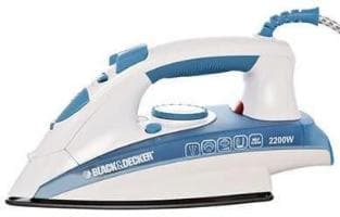 2200W steam iron with non-stick soleplate and spray function 