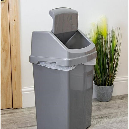 سلة نفايات بغطاء متأرجح واتمور 50 لتر