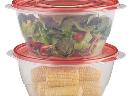RUBBERMAID SERVING BOWL FOOD STORAGR CONTAINER 3.7L -2 PACK