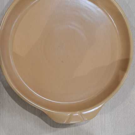 صحن فخار للبيتزا، مناسب للفرن و الحرارة