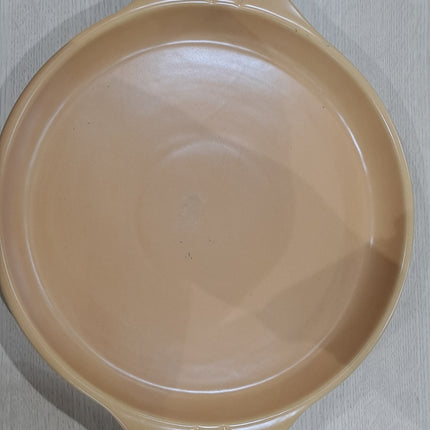 صحن فخار للبيتزا، مناسب للفرن و الحرارة