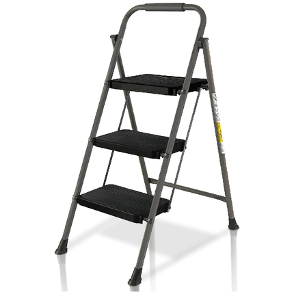 سلم 3 درجات قابل لطي مع مانع انزلاق