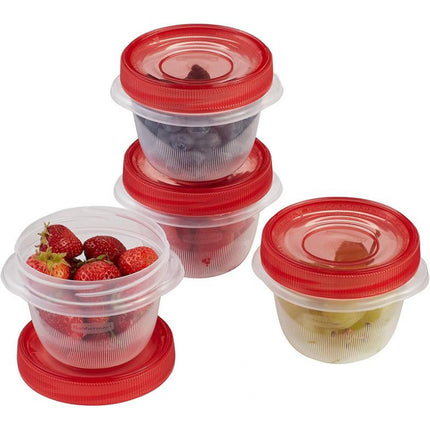 RUBBERMAID SMALL SWIST&STEAL FOOD STORAGE CONTAINER 284ML/4PACK