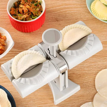 SAMOSA AND PASTRY MAKER MACHINE 2 IN 1 DOUBLE MOLD / GRAY