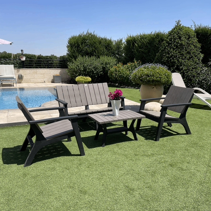 طقم جلوس فاخر للحديقة - 4 قطع