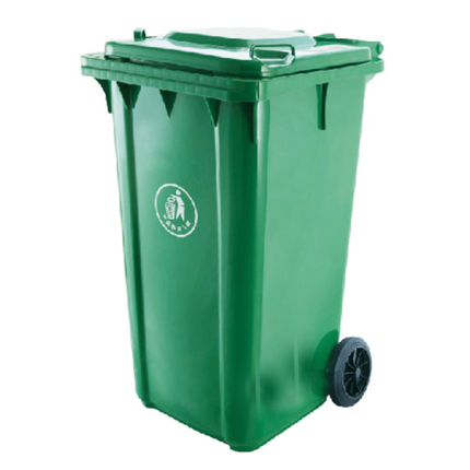 MEGA 120L GARBAGE 55.5*47*93CM 8KG-GREEN