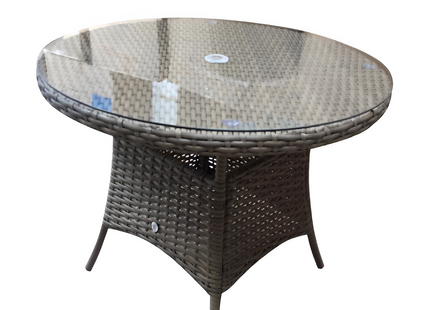 EMILY RATTAN ROUND DINING TABLE 140CM