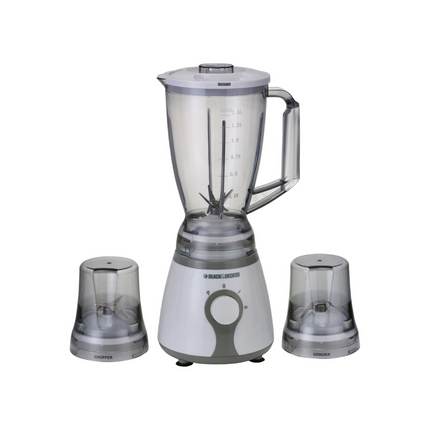BLACK+DECKER 300W BLENDER WITH CHOPPER AND GRINDER, BX275-B5