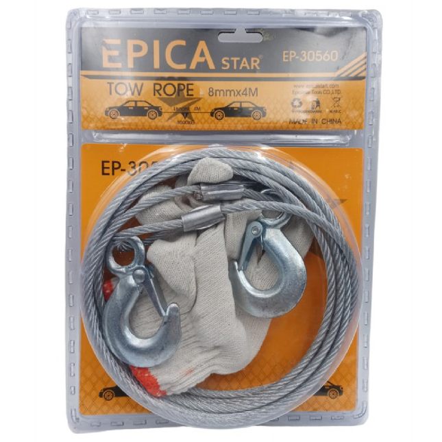 EPICA 8MM*4M 3T TOW ROPE