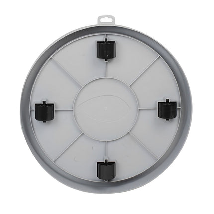 EDA ROLLER SAUCER 45 CM GREY