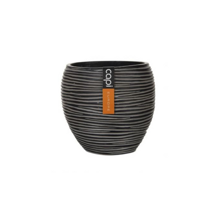 قوار زهور صغير كوبي يوربي  - أسود 15 * 15 سم