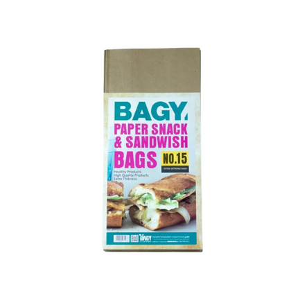 أكياس الورق من باجي 15 قطعة