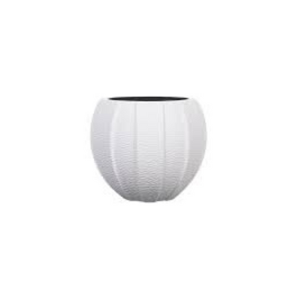 CAPI-EUROP 10*9CM VASE BALL_WHITE